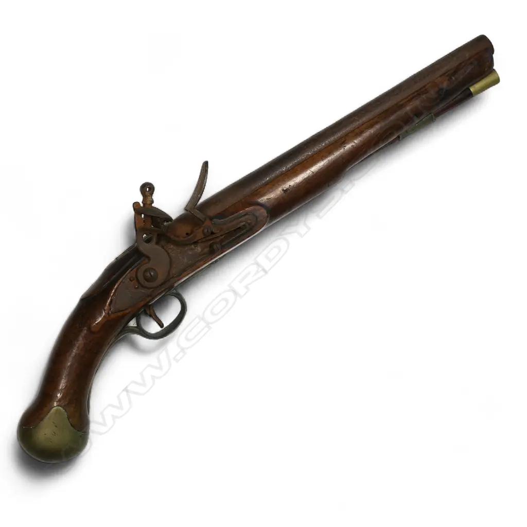 An early 19thC 'Tower' sea service naval flintlock belt pistol, Image 1++