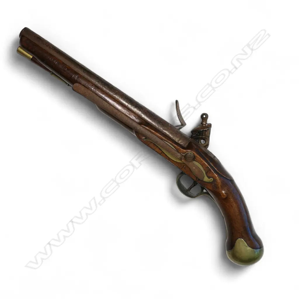 An early 19thC 'Tower' sea service naval flintlock belt pistol, Image 1++