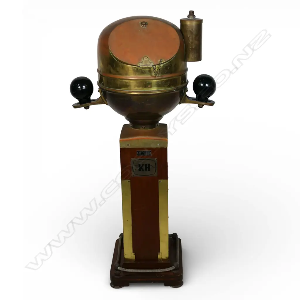 Antique 38" Kelvin Hughes binnacle compass, Image 1++