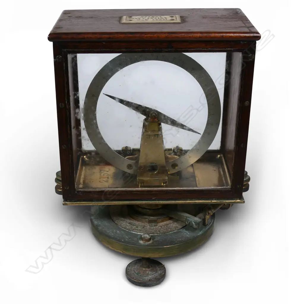 A Victorian c.1875 James How dip-circle, Image 1++