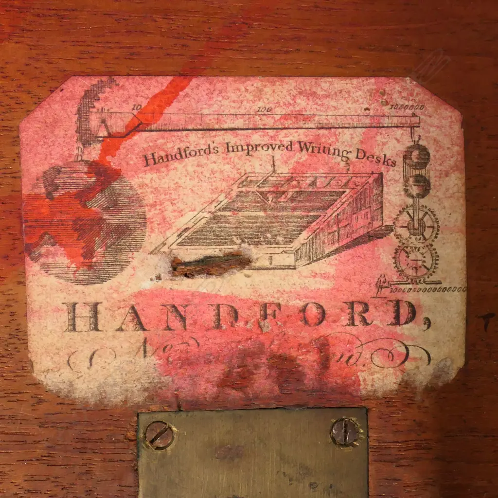 A quality 19thC campaign flame mahogany and brass bound writing slope, Image 1++