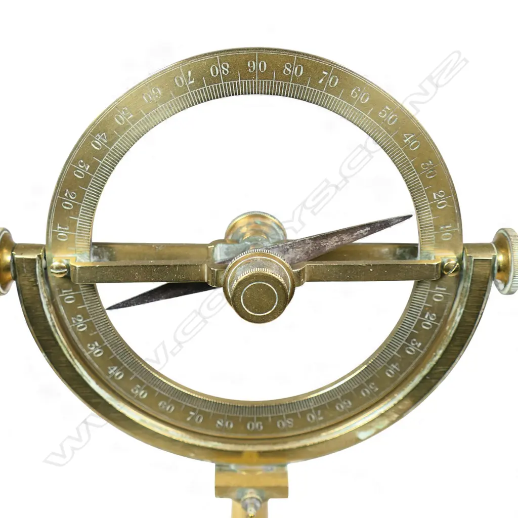 A c.1900 Griffin of London brass Dip Circle, Image 1++