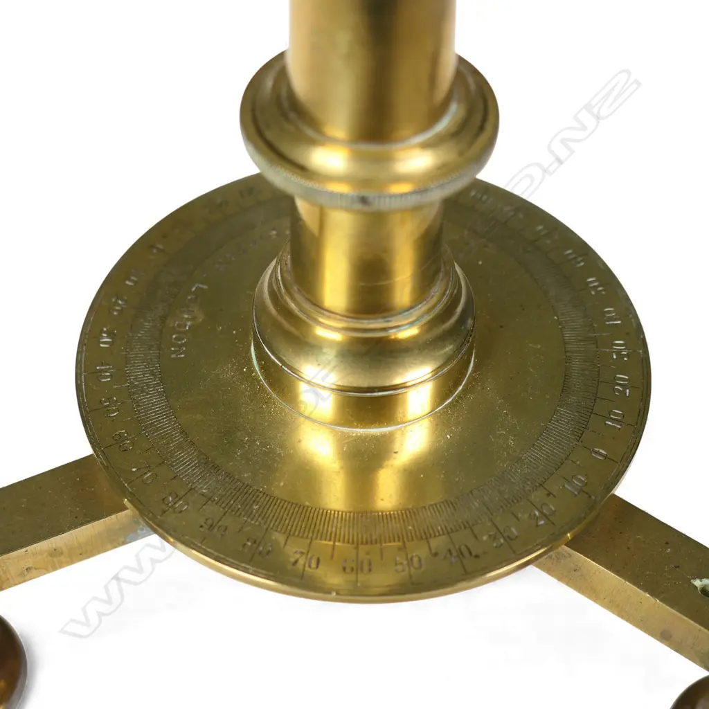 A c.1900 Griffin of London brass Dip Circle, Image 1++