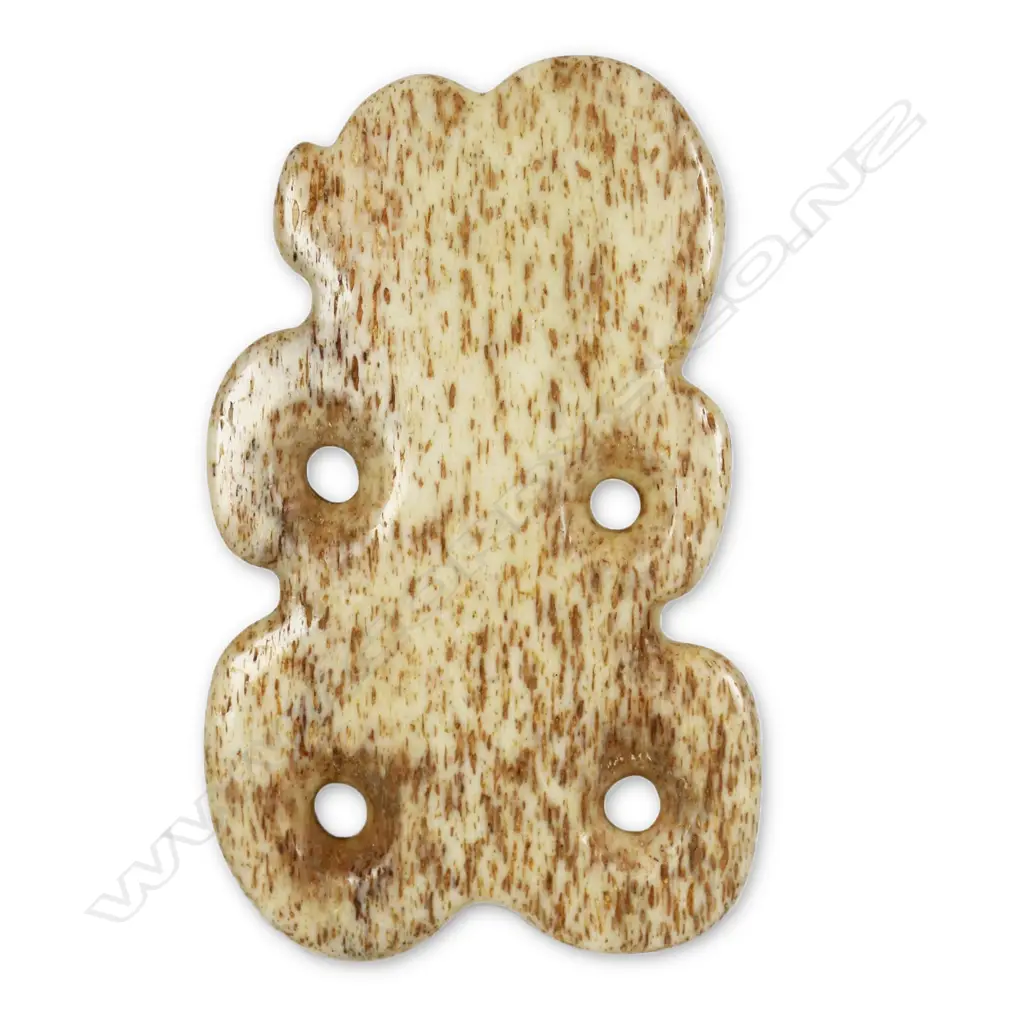 David Tuart large carved whale bone tiki, Image 1++