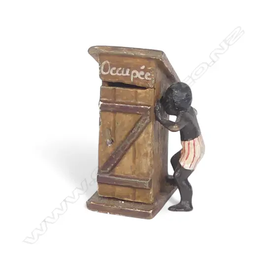 Franz Bergman 1920 Orientalist cold painted bronze sculpture,