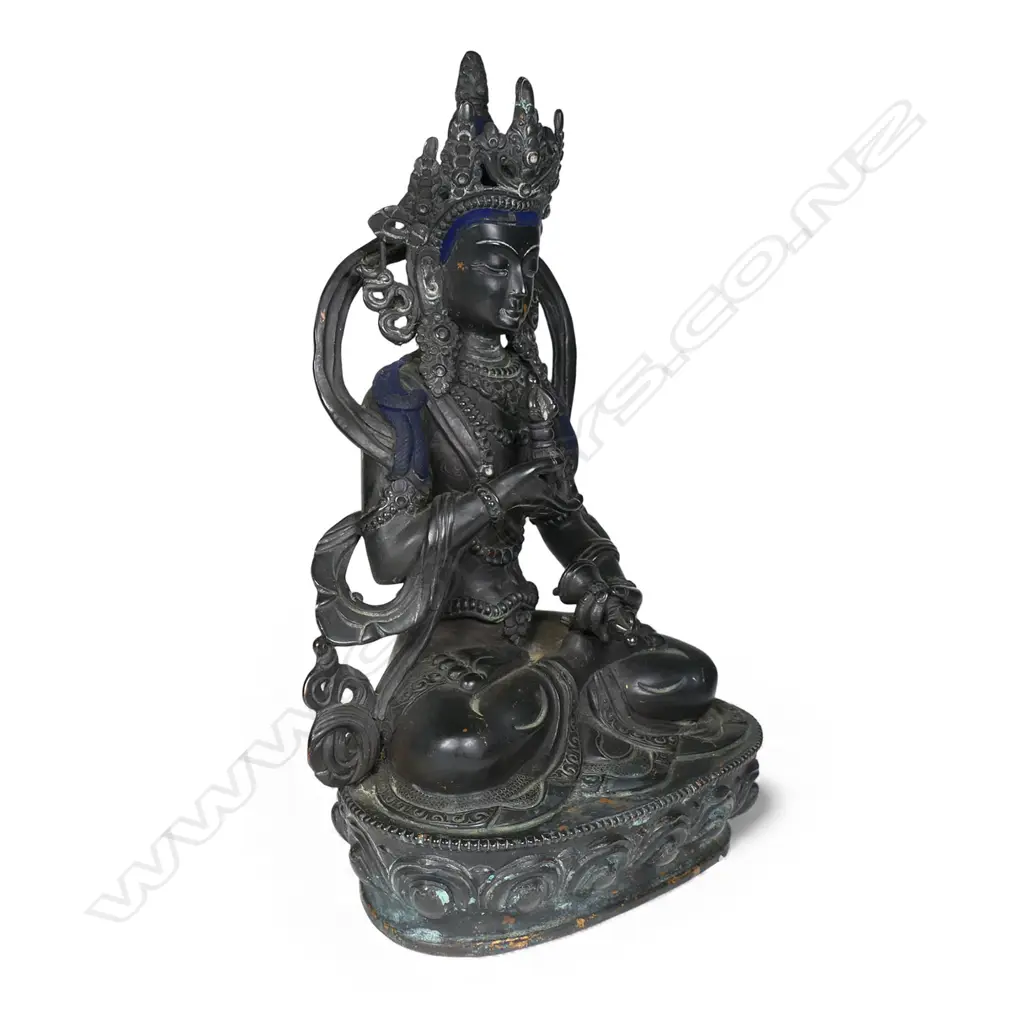 A 19thC Tibetan Vajra Sattva figure, Image 1++