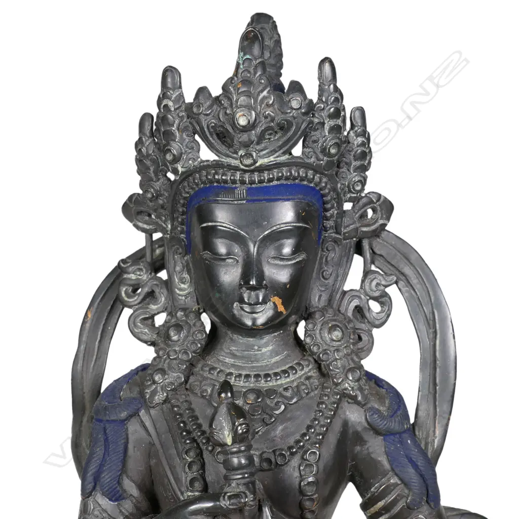 A 19thC Tibetan Vajra Sattva figure, Image 1++