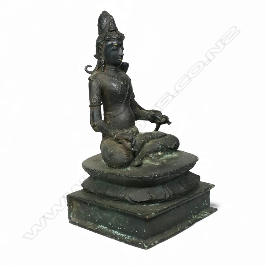 An Indian style bronze Buddha, Image 1++