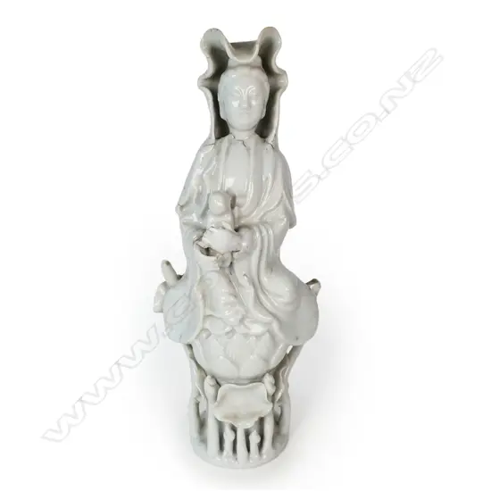 A blanc de chine Kuanyin,