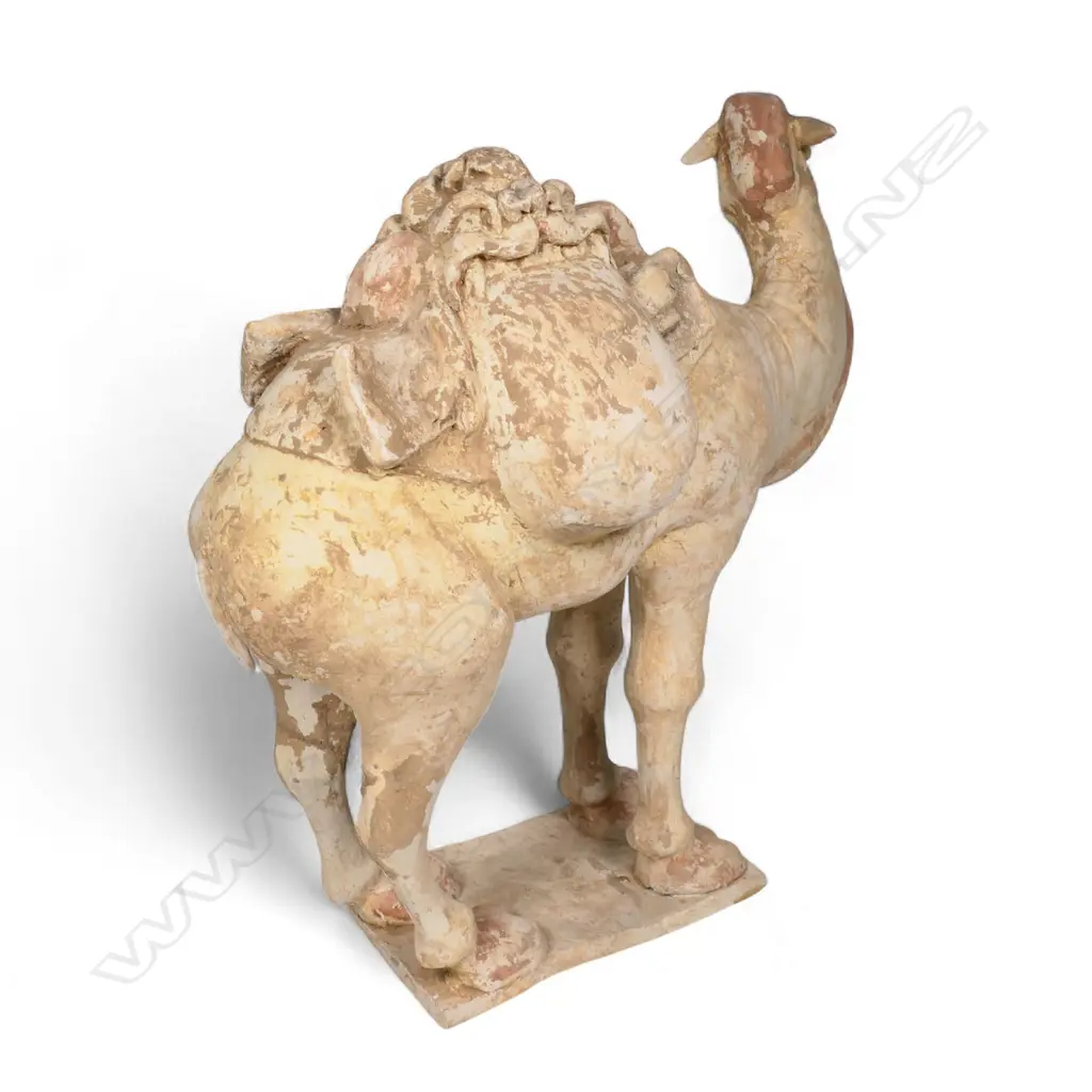 A reputedly Han Dynasty pottery horse and rider, Image 1++