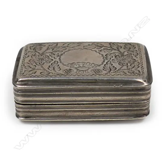 A George IV silver vinaigrette,