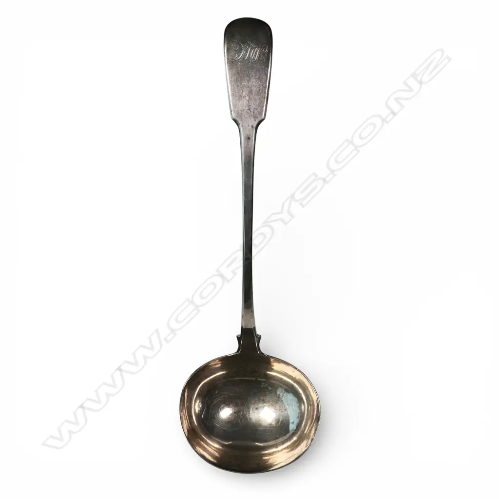 A George IV silver soup ladle, Image 1++