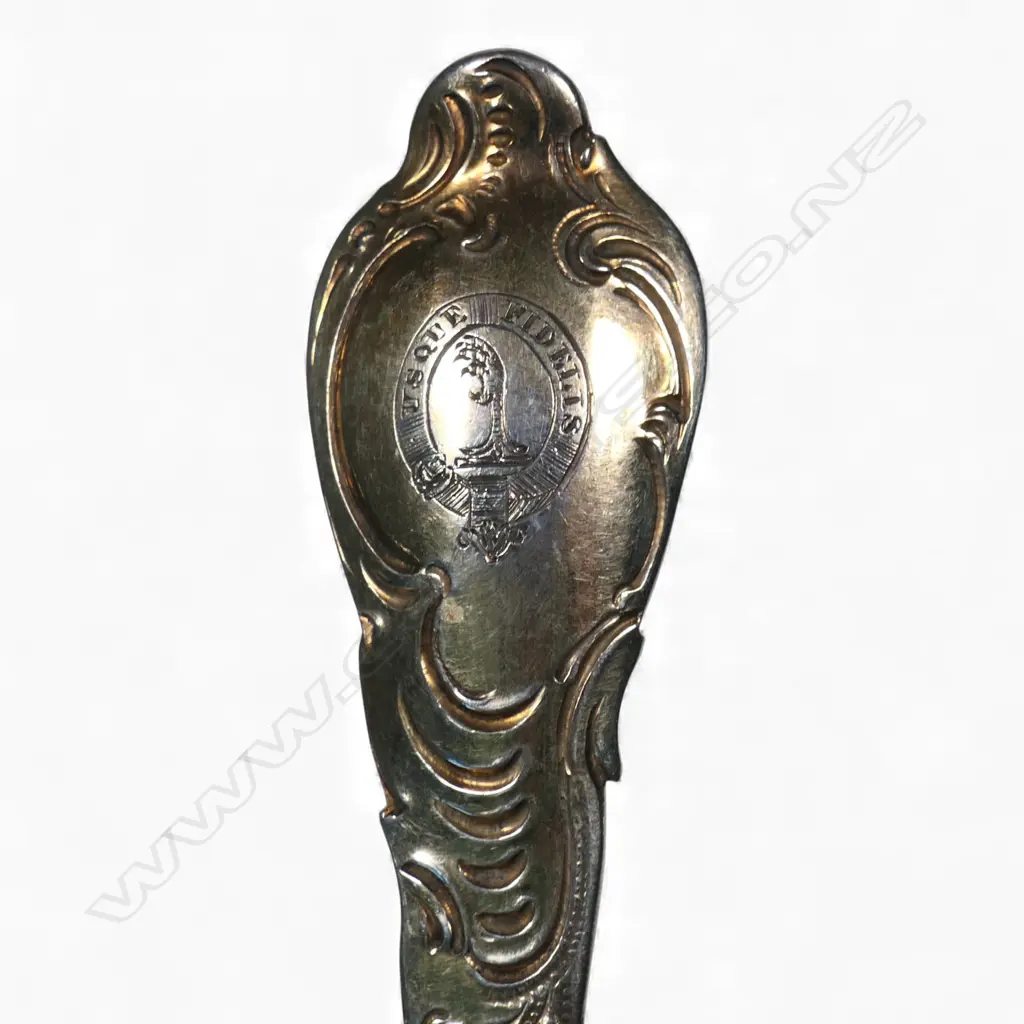 A pair of George I silver berry spoons, Image 1++