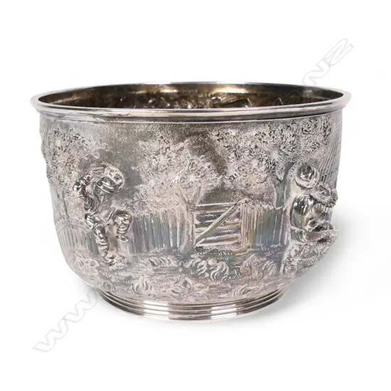 Quality Edwardian heavy silver 'Excelite Croquet Cup',