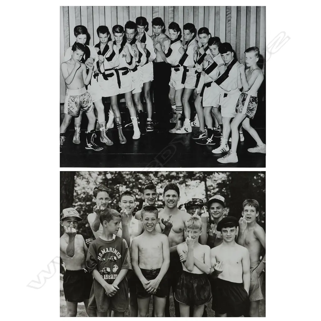 Bruce Weber (1946-) two mounted gelatin silver prints, Image 1++