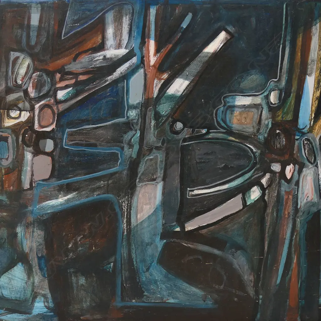 Herbert Foley (UK/NZ 1935-) Untitled Abstract, Image 1++