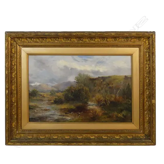 James Peel (attributed) New Zealand landscape,