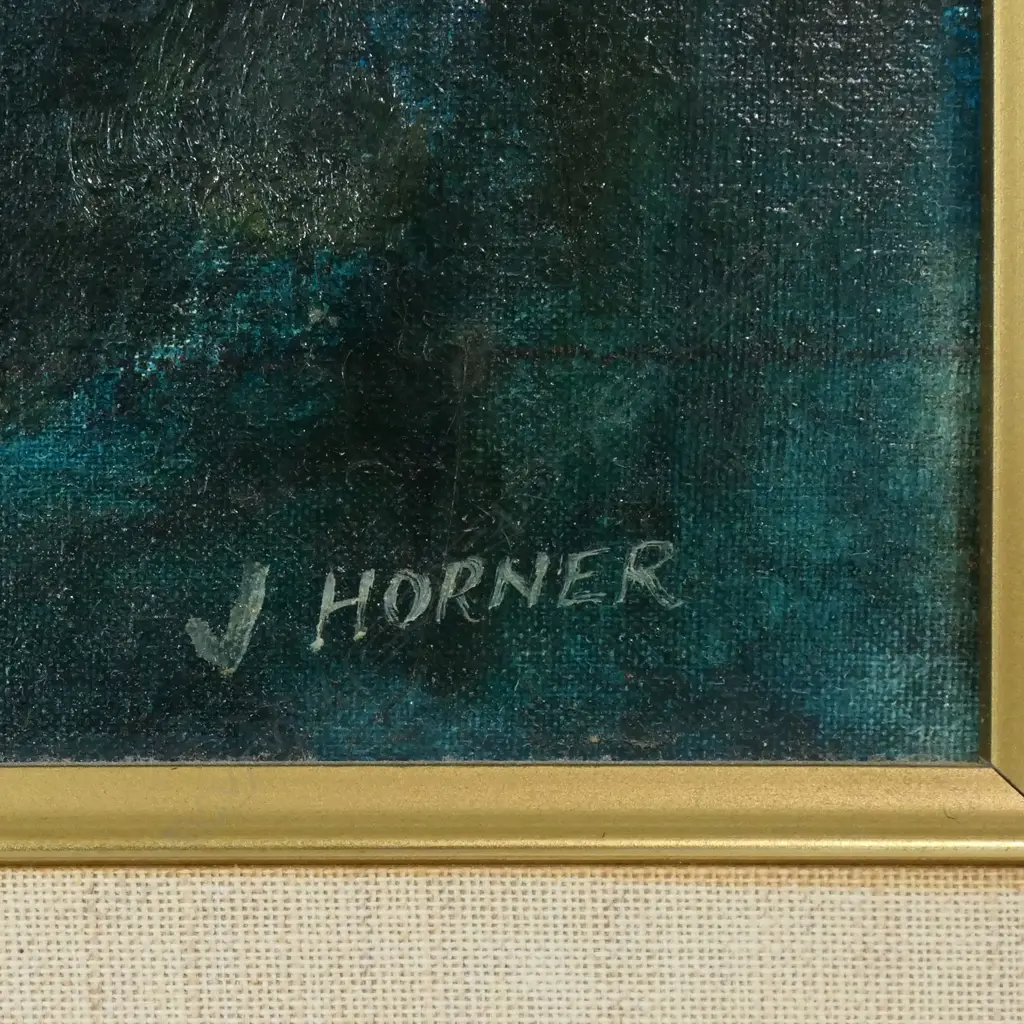 John Horner (NZ 1944-) Auckland Landscape with Rangitoto in Background, Image 1++