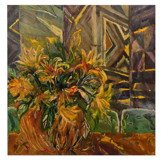 Peter O'Hagan (NZ 1942-2013), 'A Present from Coco and Flowers by Valentine, at Horst P. Horst's House, Oyster Bay, New York',