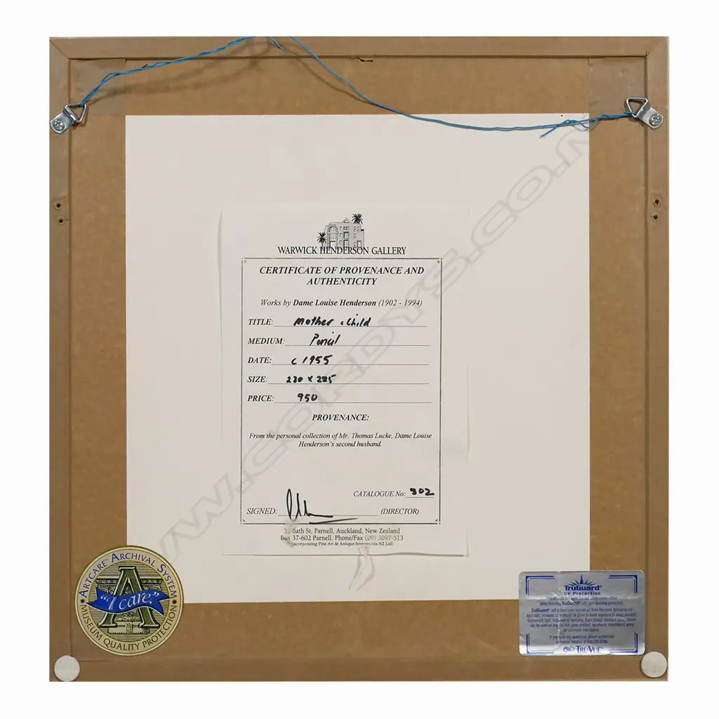 Louise Henderson (NZ 1902-1994) Mother and Child, Image 1++