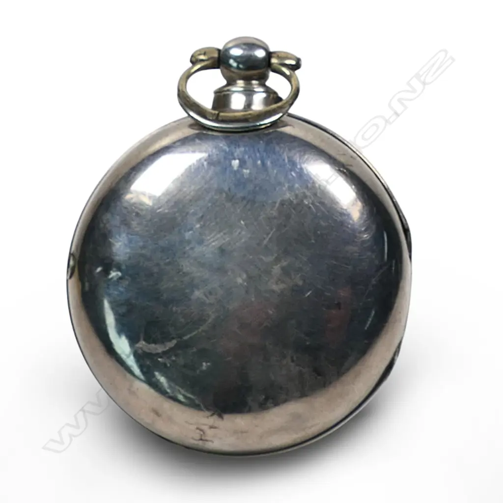 An antique silver pair case watch by Samuel Sharpe, Retford, Image 1++