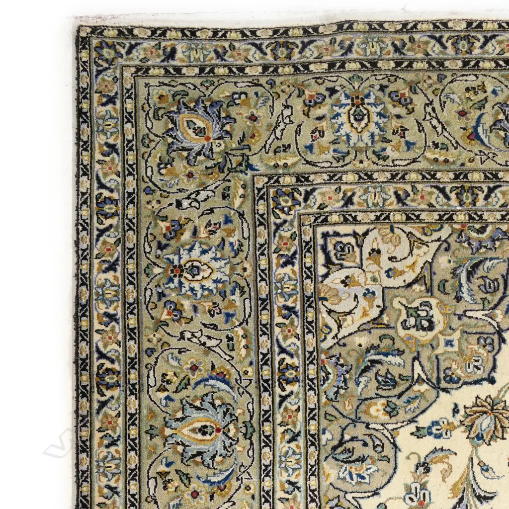 A very large Persian Kashan hand knotted carpet, Image 1++