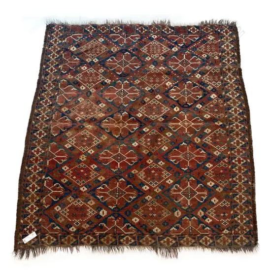 A c.1890 Good Antique Turkman Ersari Beshir Rug