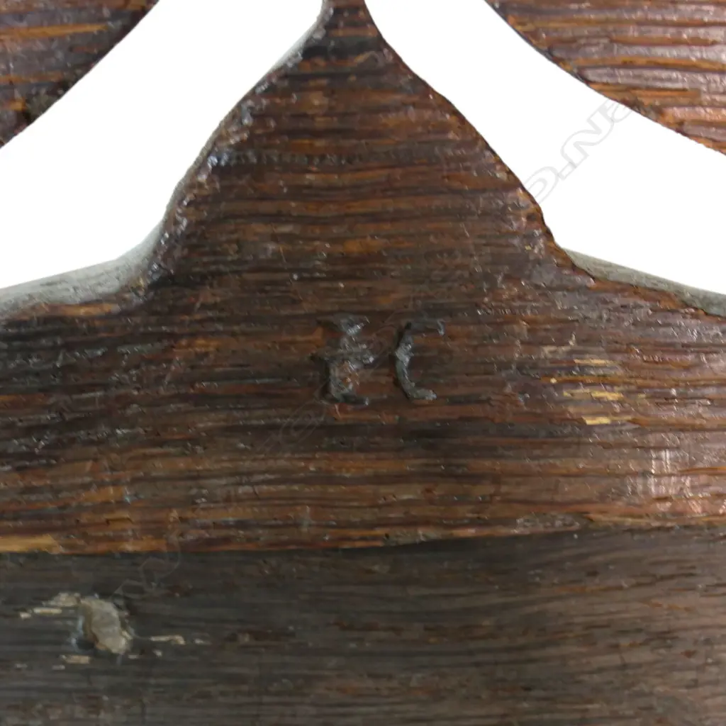 A Georgian oak country house chair, Image 1++