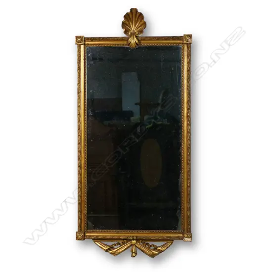 A 19thC gilt framed mirror,