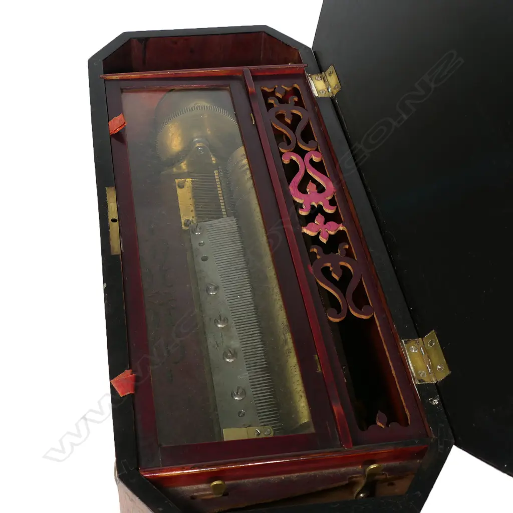 19thC Nicole Frères Swiss cylinder large music box, Image 1++