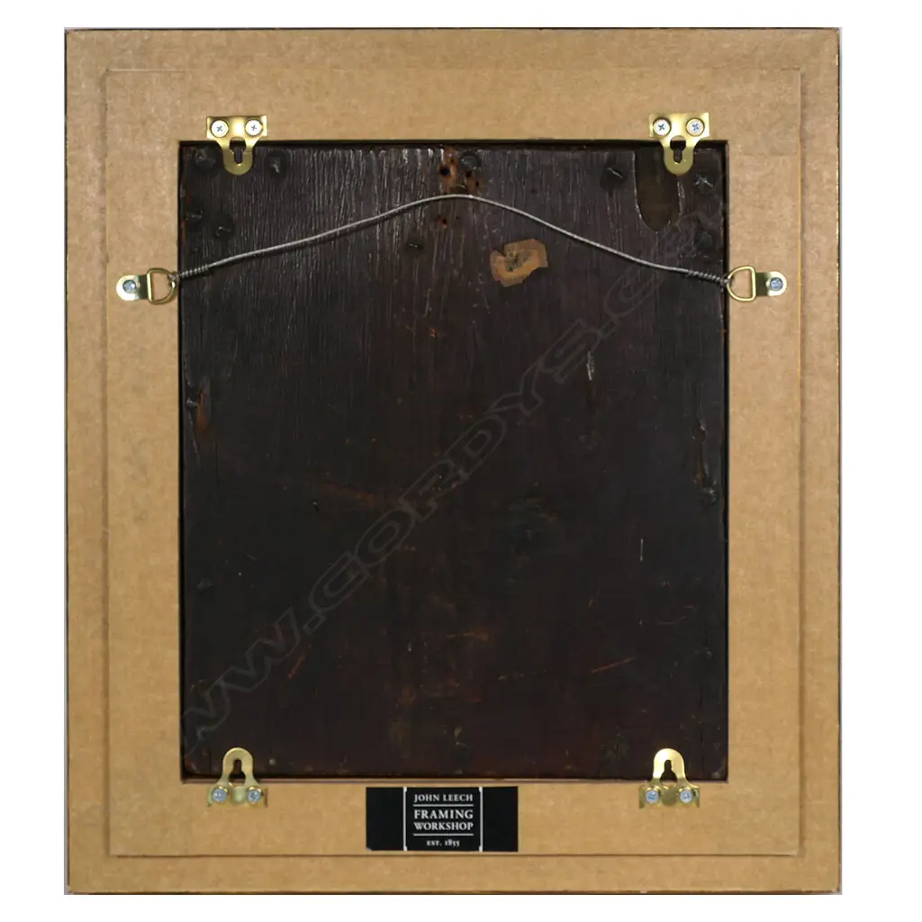 An Italian 18thC cartapesta gilded relief of the Virgin and Child, Image 1++