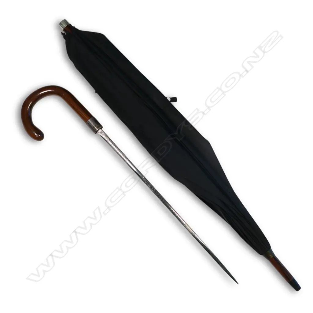 An early to mid 20thC Wilkinson of London sword stick umbrella, Image 1++