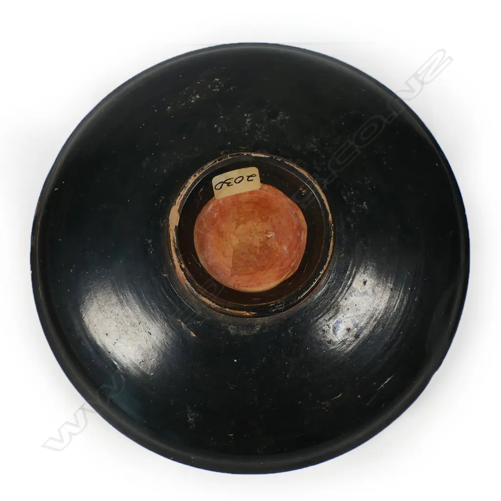 An Ancient Greek (reputedly) pottery Apulian red-figure plate, Image 1++