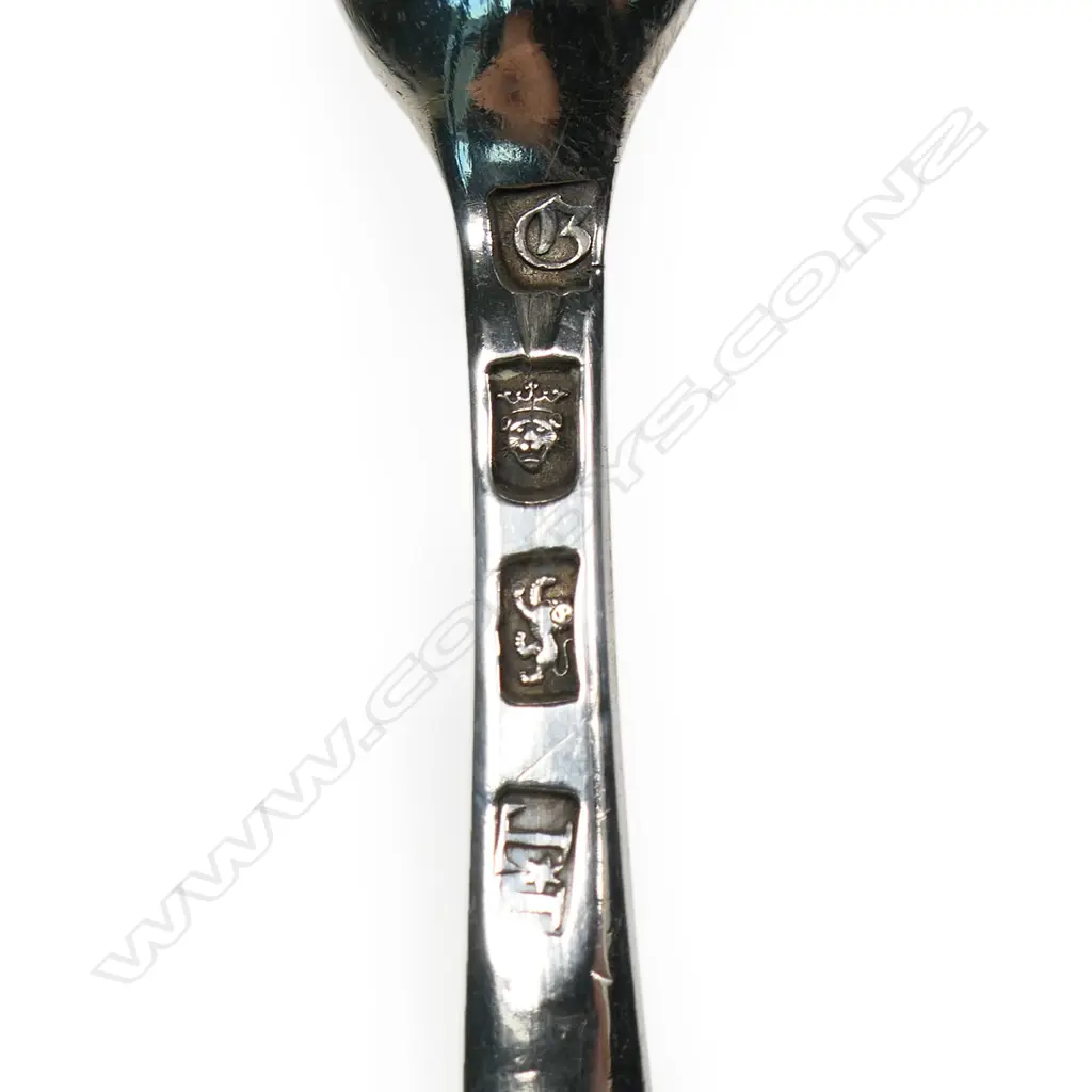 An early George III silver marrow scoop, Image 1++