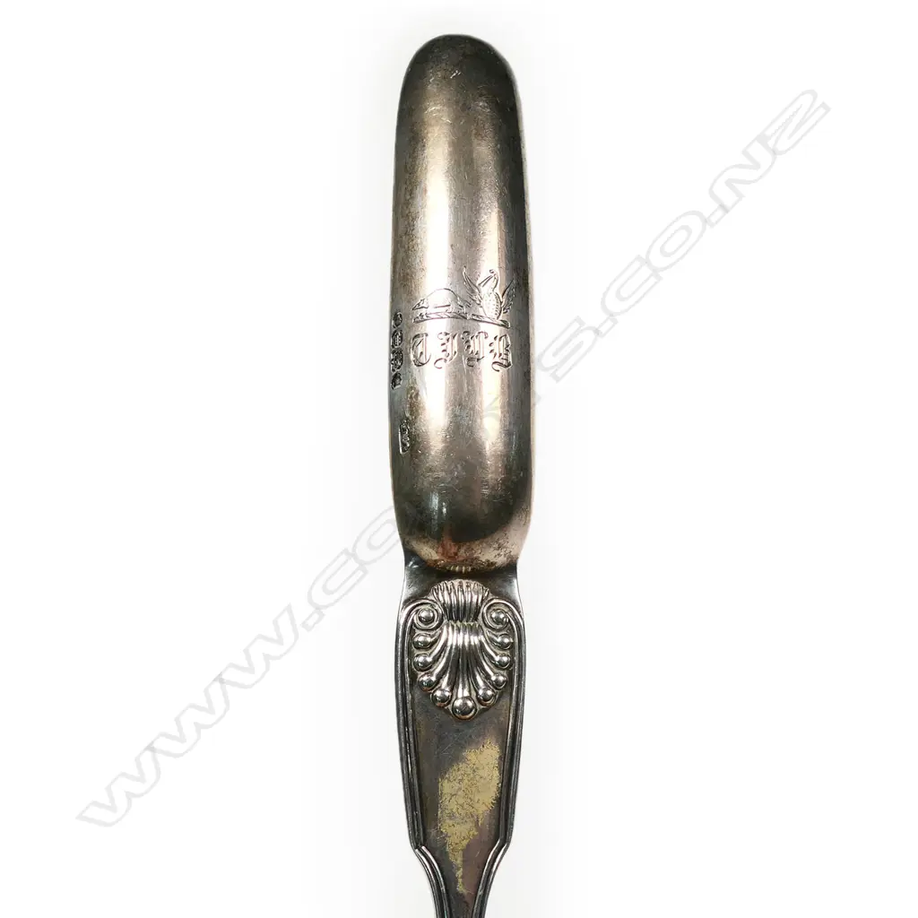 A good Victorian silver uncommon double ended marrow scoop, Image 1++