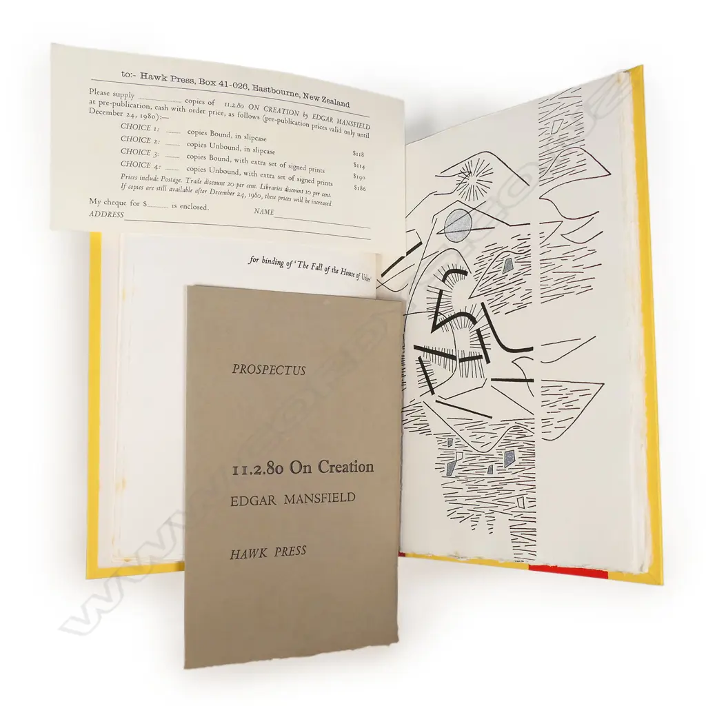 The book 'Edgar Mansfield 11.2.80 ON CREATION', Image 1++