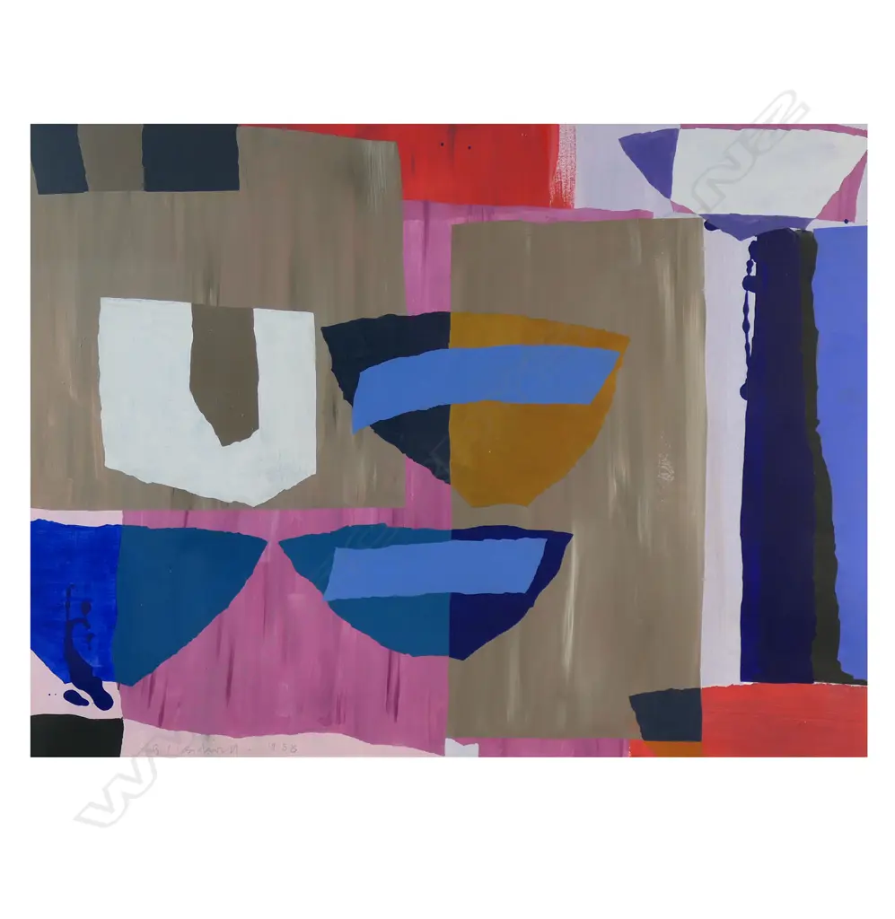 Bridget Carne Bidwell (NZ 1956-) Abstract, Image 1++