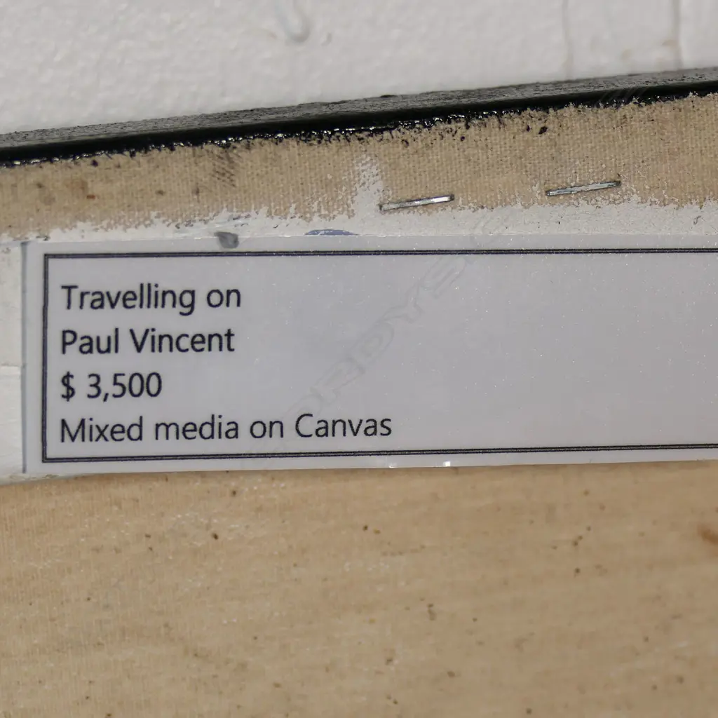 Paul Vincent (NZ 20thC) ‘Travelling On’, Image 1++