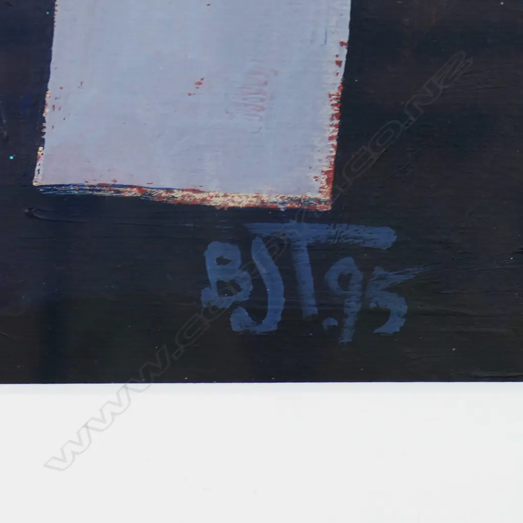 Bruce Treloar (NZ 1946-) 'Shoreline and Batch', Image 1++