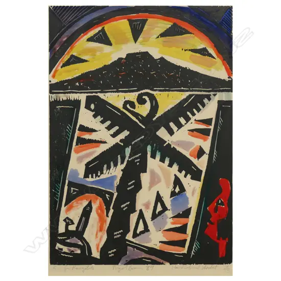 Nigel Brown (1949-) 'Fern for Rangitoto',