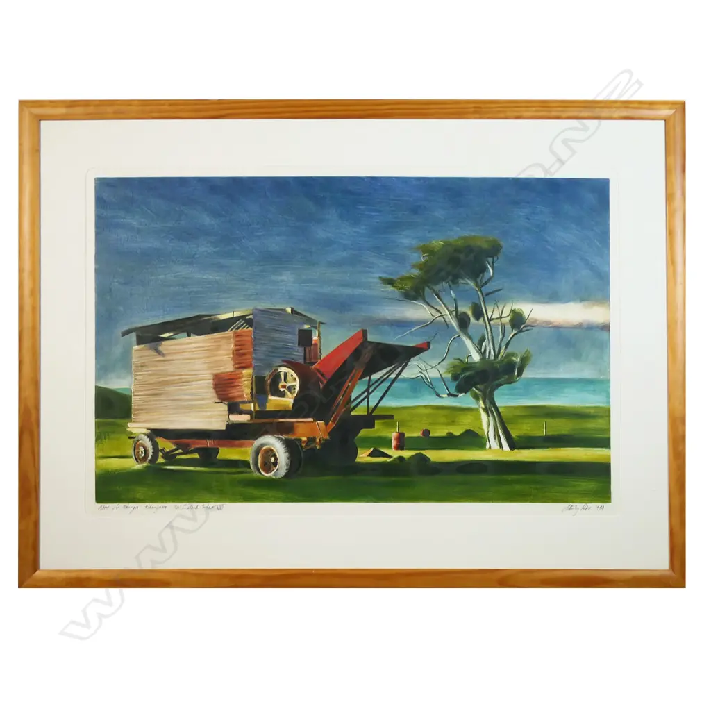 Stanley Palmer (NZ 1936-)  'Above Te Whanga - Whangaroa - New Zealand Index XVI', Image 1++