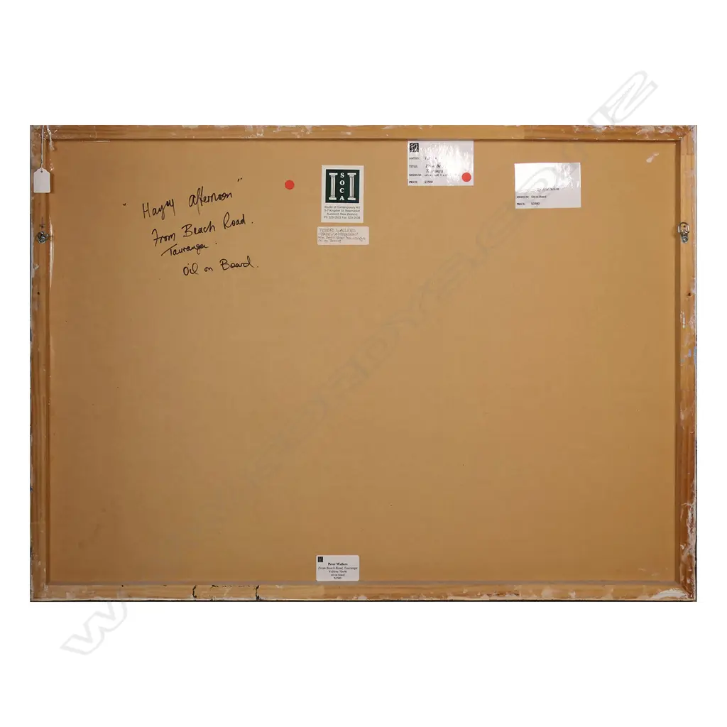 Peter J. Wallers (NZ 1953-) 'Hazy Afternoon from Beach Road Tauranga', Image 1++