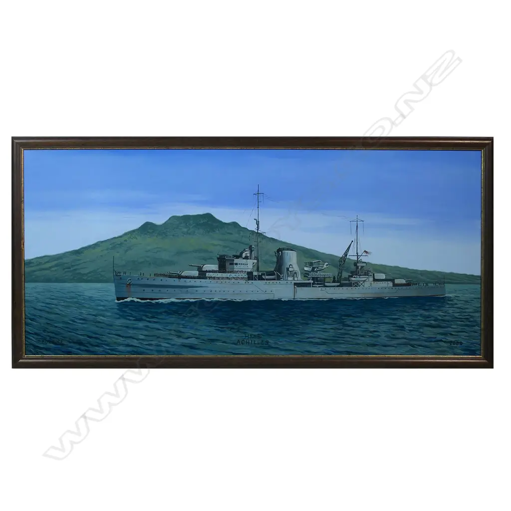 Denis Bourke (NZ) 'HMS Achilles', Image 1++