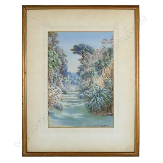 Beatrice Emma Parsons (1870-1955) 'Rosehill Garden Woodlane Falmouth',