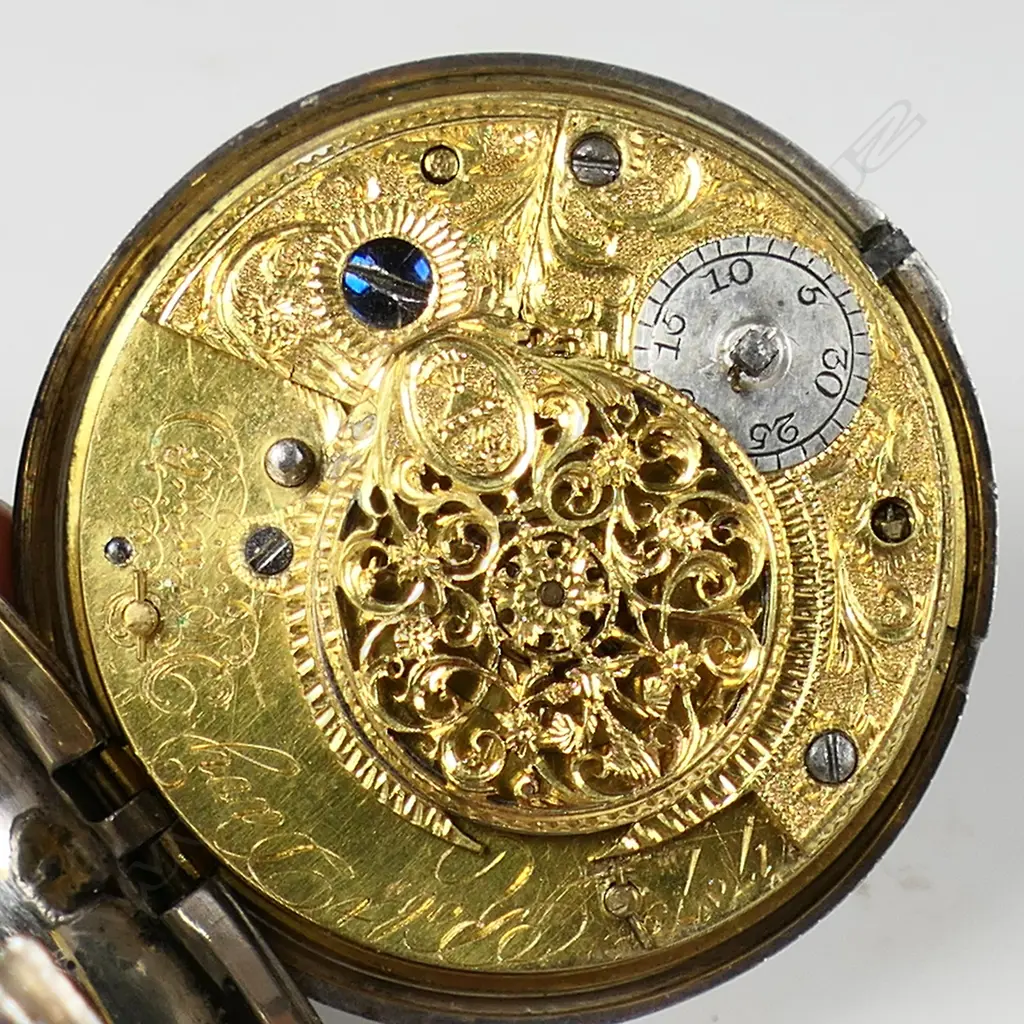 A George III silver cased pocket watch by Robert Davy of Norwich, Image 1++