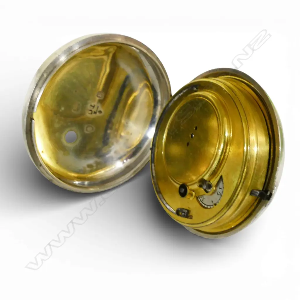 A silver 1800 pair cased verge fusee pocket watch by John Brown, Image 1++