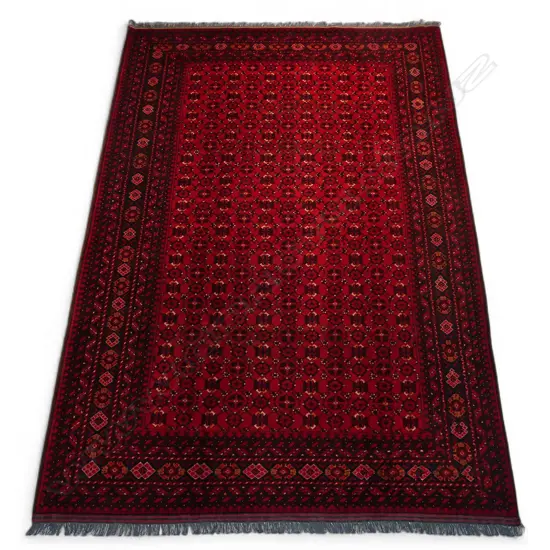 A hand-knotted Bashiri carpet,
