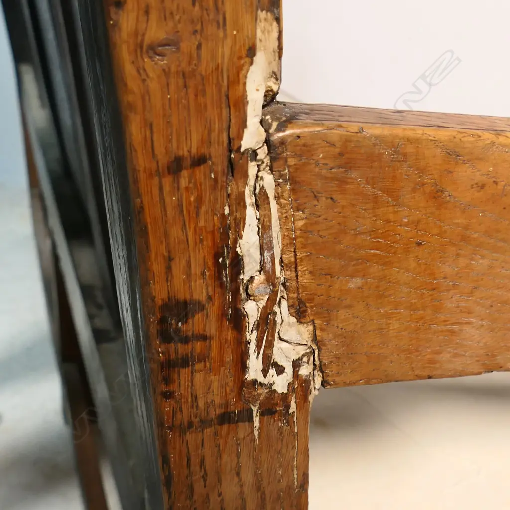 A George III oak settle, Image 1++