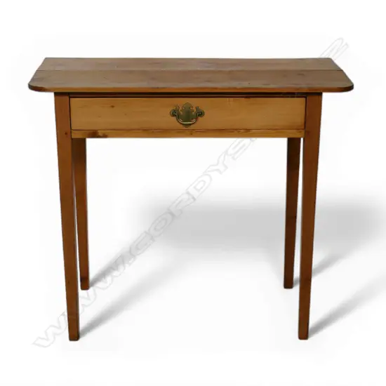 A Victorian country pine side table,
