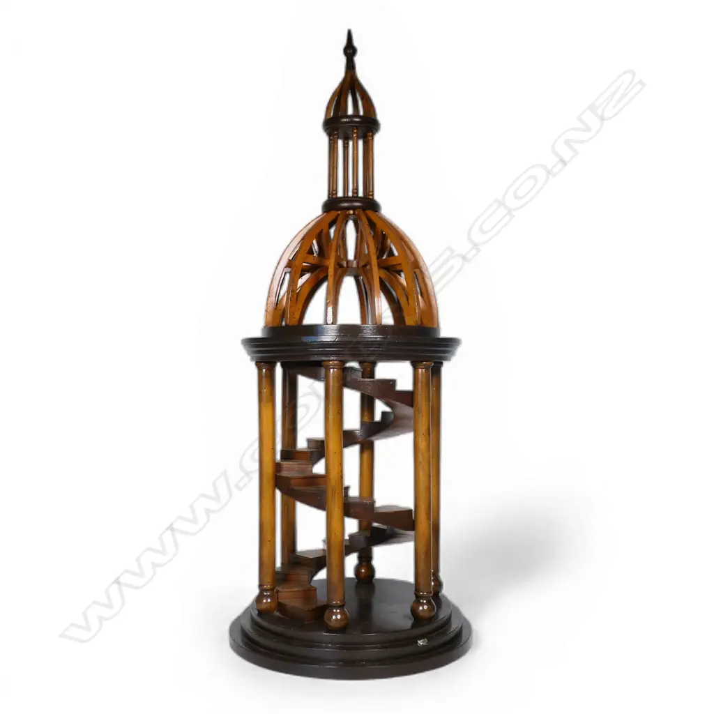 An antique style wooden architectural model, Image 1++